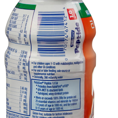 PEDIASURE, PEPTIDE STRWBERRY 1CAL 8OZ (24/CS)