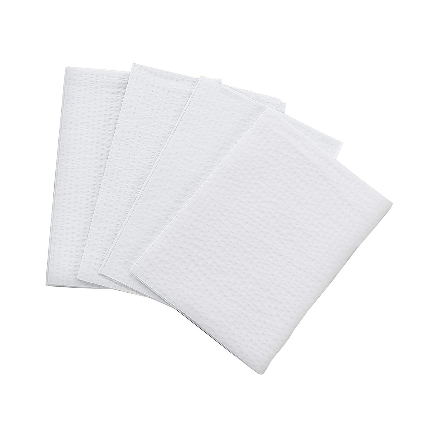 TOWEL, 3PLY/POLY WHT 17X18 (500/CT)