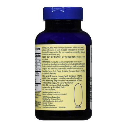 FISH OIL, CAP SGEL FT SM 1200MG (100/BT)