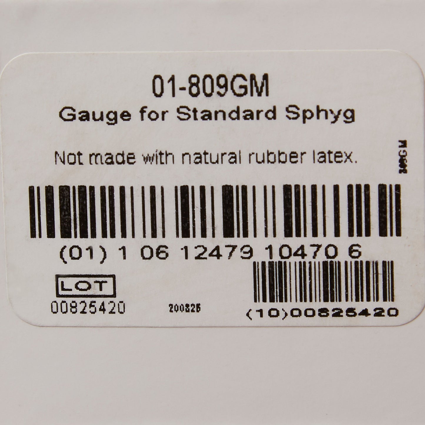 GAUGE, F/STD ANEROID SPHYG 775