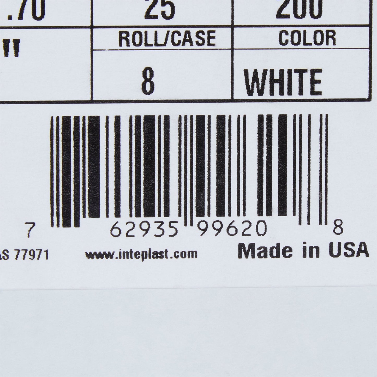 LINER, CAN WHT 0.70MIL 30"X36"30GL (200/CS)