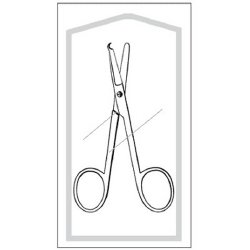 SCISSOR, SUTURE SPENCER-LITTAUER ECONO STR DISP 3-1/2"