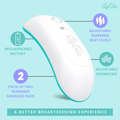 PAD, WARMING F/MASSAGER LACTATION TEAL (12PR/BX 2BX/CS)