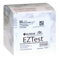 INDICATOR, STEAM BIOLOGICAL EZTEST (25/PK)