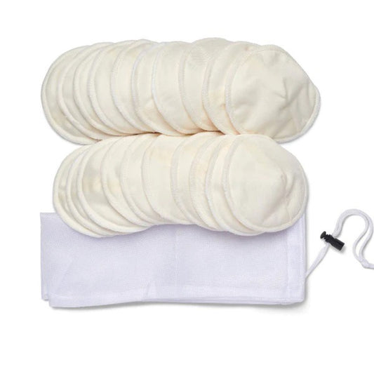 PAD, BREAST WASHABLE W/MESH BAG (20/PK)