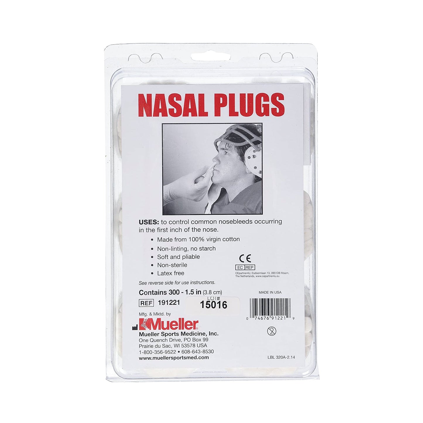 PLUG, NASAL (300/PK)
