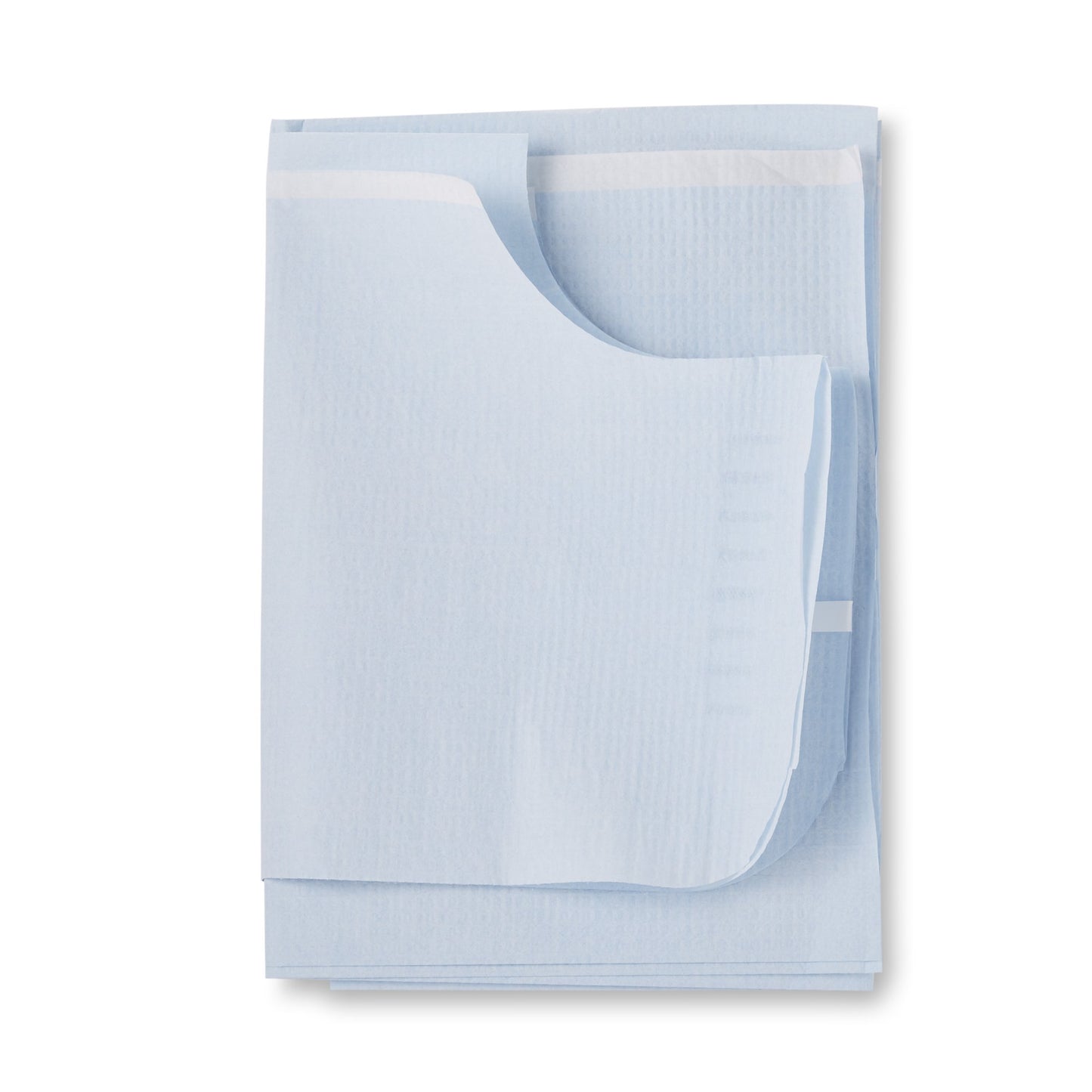 GOWN, EXAM T/P/T F/B OPN BLU 30X42 (50CS)