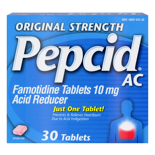 PEPCID AC, TAB REG STRENGTH 30(36BT/CS) J&JOTC