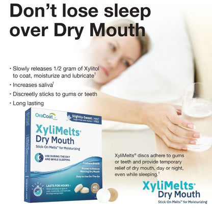 XYLIMELTS, DISC DRY MOUTH 550MG (40/CT)