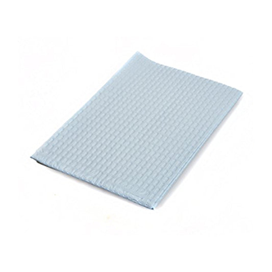 TOWEL, PLASBK PLY BLU 13 1/2"X18" (500/CS)
