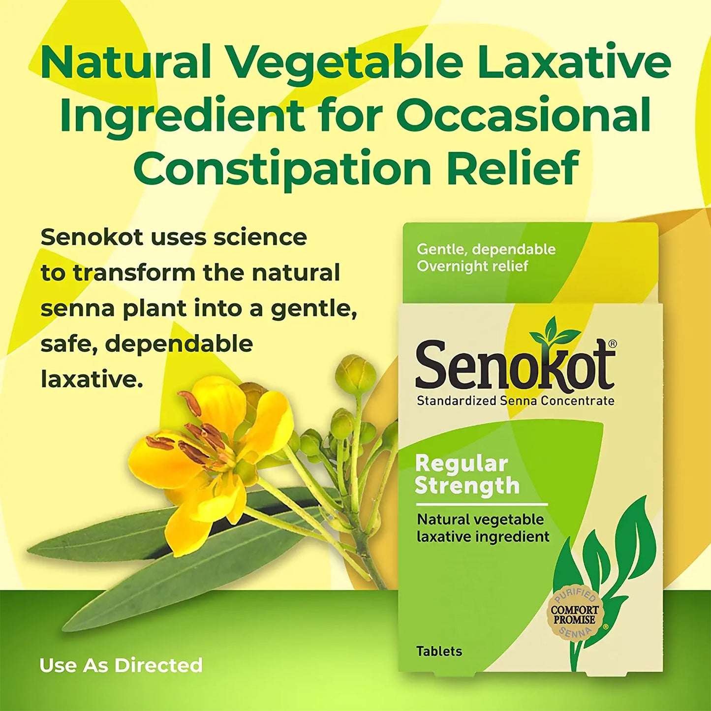 SENOKOT, TAB 8.6MG (50/BT)