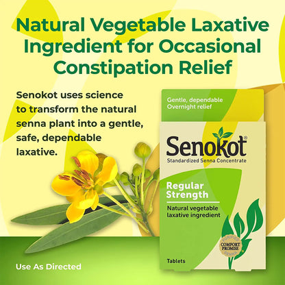 SENOKOT, TAB 8.6MG (50/BT)