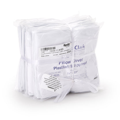 COVER, PILLOW ZIPPER 21"X27" 4MIL WHT (12/CS) PREDYN
