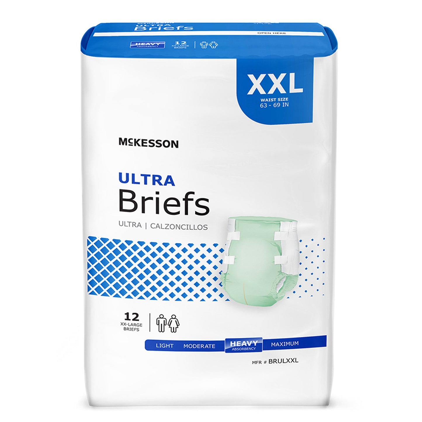 BRIEF, TAB CLSR ULTRA 2XLG 63-69 (12EA/BG 4BG/CS)