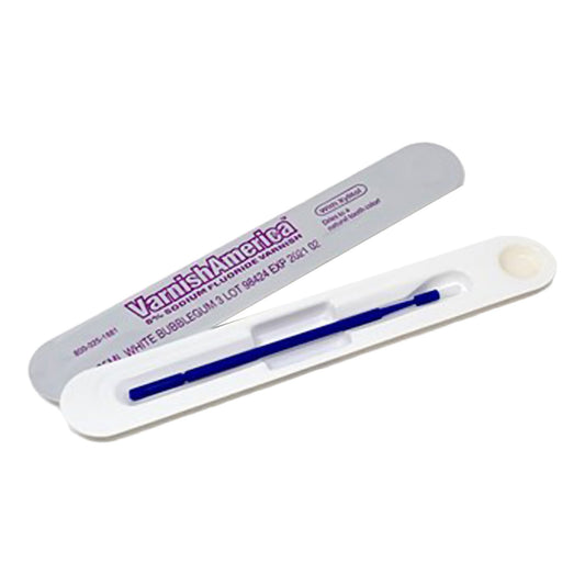 VARNISH, TOOTH WHT AMERICA BUBBLE GUM .25ML (200/BX)