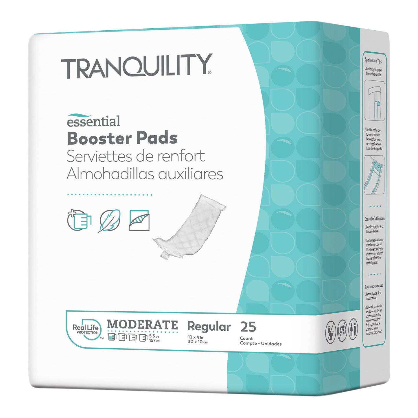 PAD, BOOSTER TRANQUILITY ESSENT F/DISP UNDERGARMENT (25/BG)