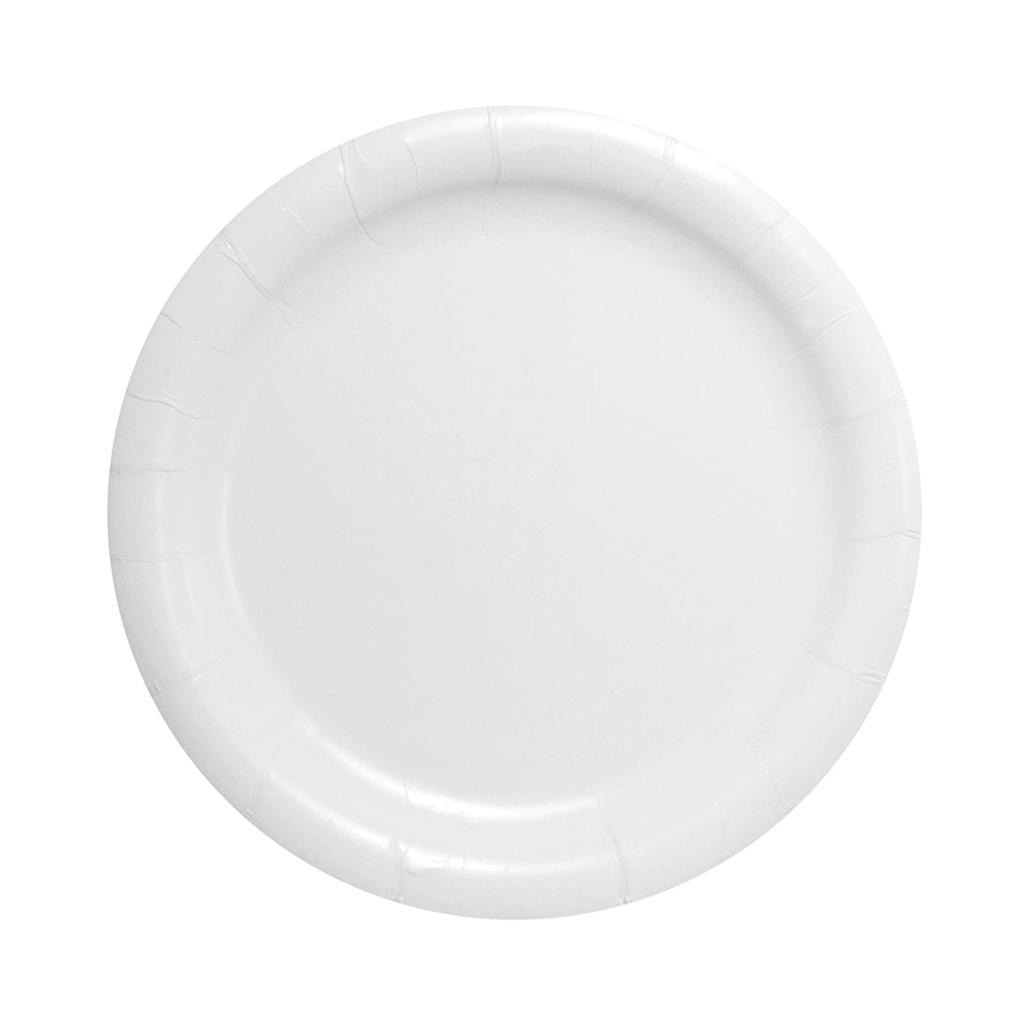 PLATE, PAPER HEAVY WEIGHT WHITE 9" (500/CS)