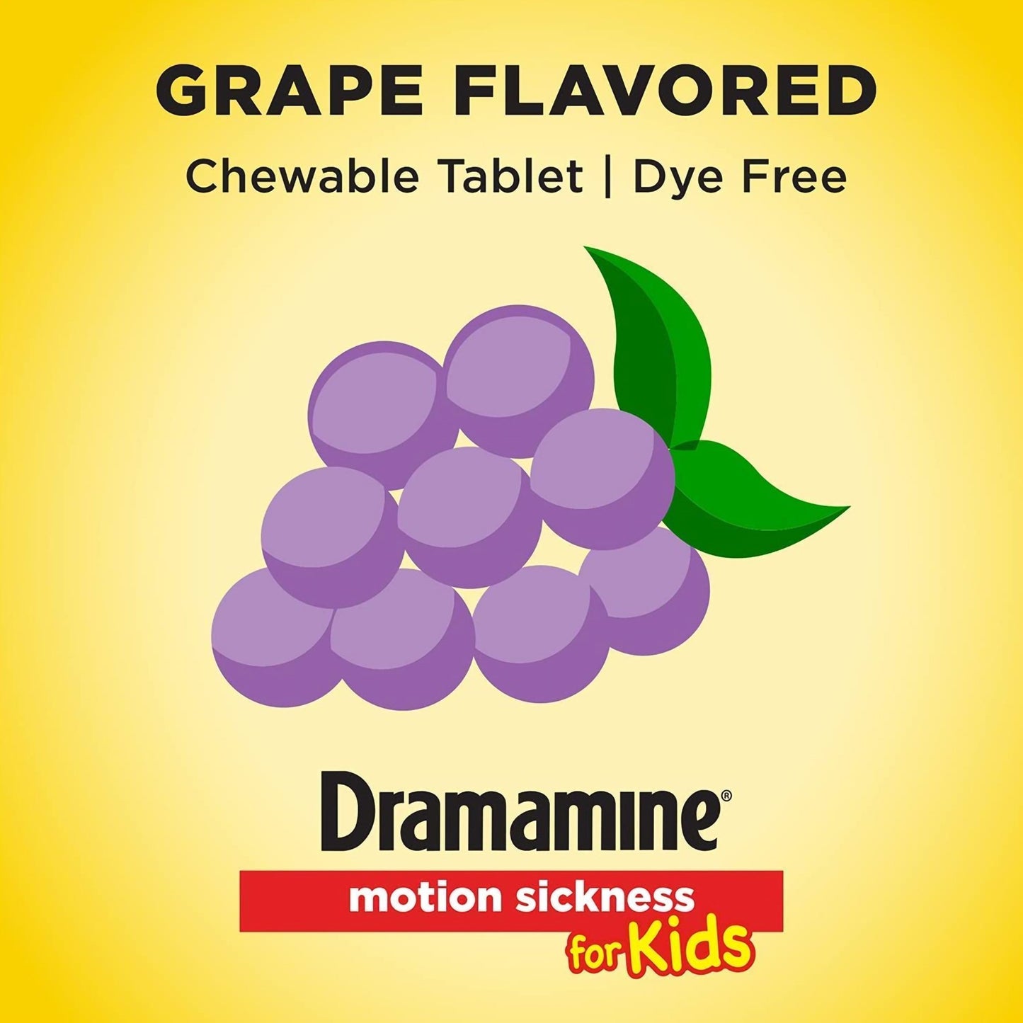 DRAMAMINE, TAB CHEW F/KIDS GRAPE (8/BX)