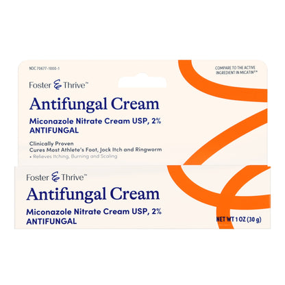 MICONAZOLE NITRATE, FOOT CRM ANTIFUNGAL FT 2% 1OZ