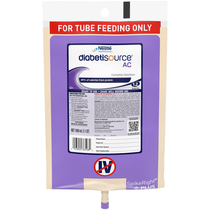 DIABETISOURCE AC, CLSD SYSTEM 1000ML (6/CS)