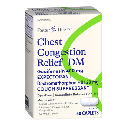 CHEST CONGESTION RELIEF DM, TAB FT 400-20MG (50/BX)