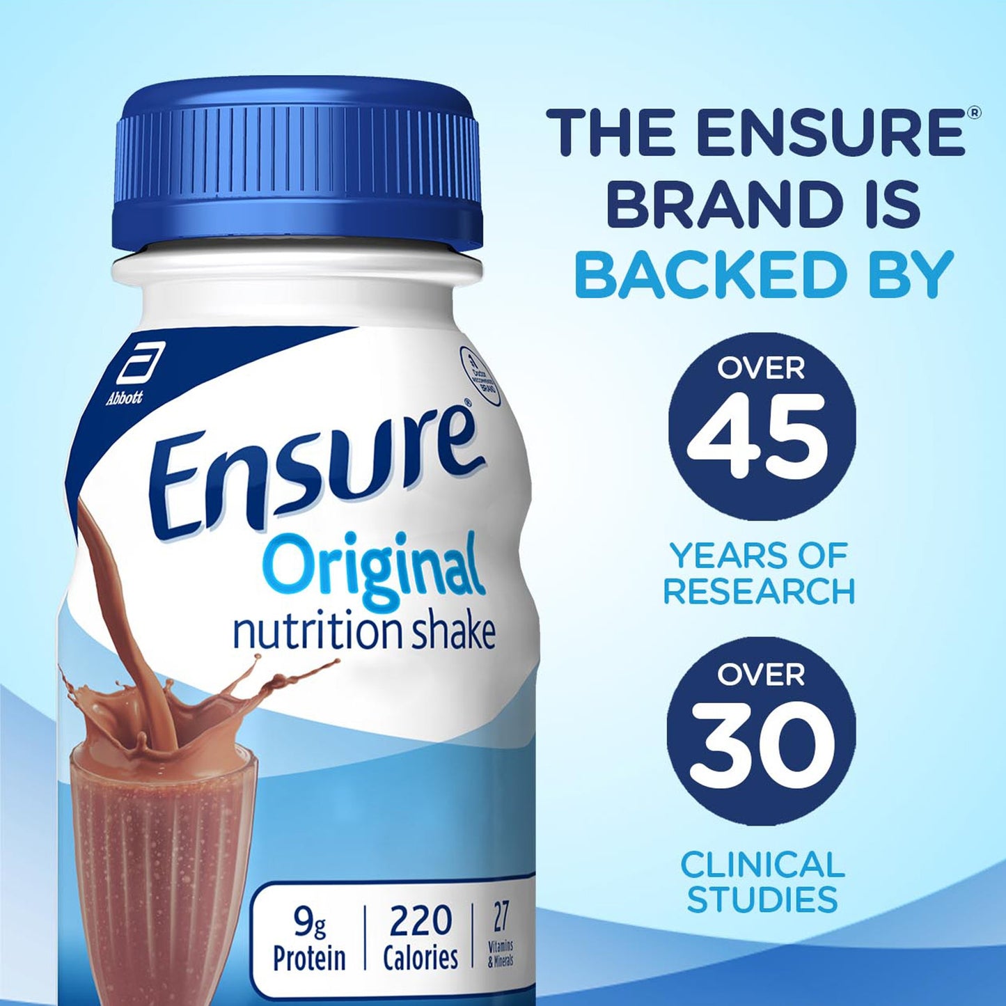 ENSURE, RTD CREAMY MILK CHOC 8OZ BTL (6/PK 4PK/CS)