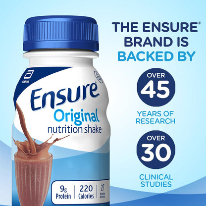 ENSURE, RTD CREAMY MILK CHOC 8OZ BTL (6/PK 4PK/CS)