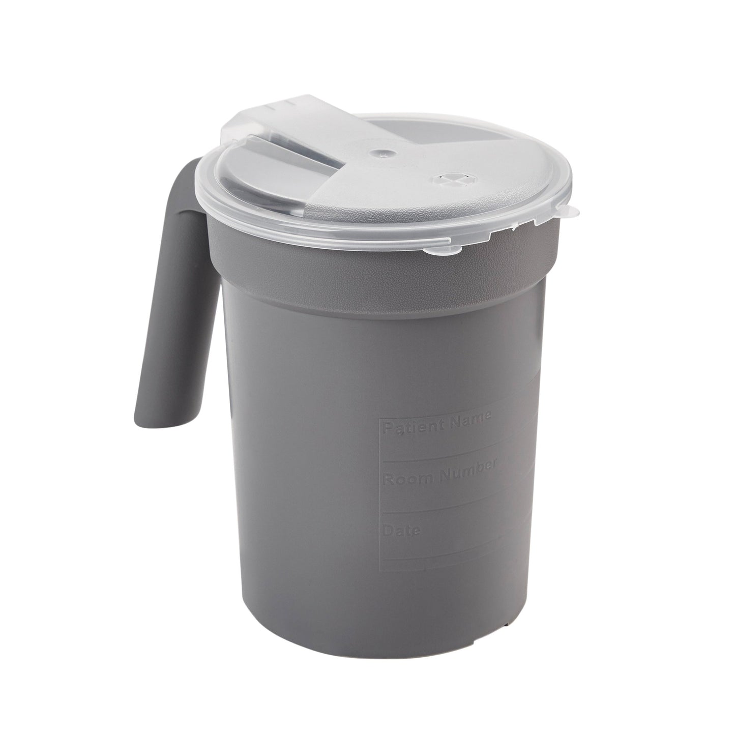 PITCHER, BEDSIDE W/LID GRAPHITE 32OZ (100/CS)