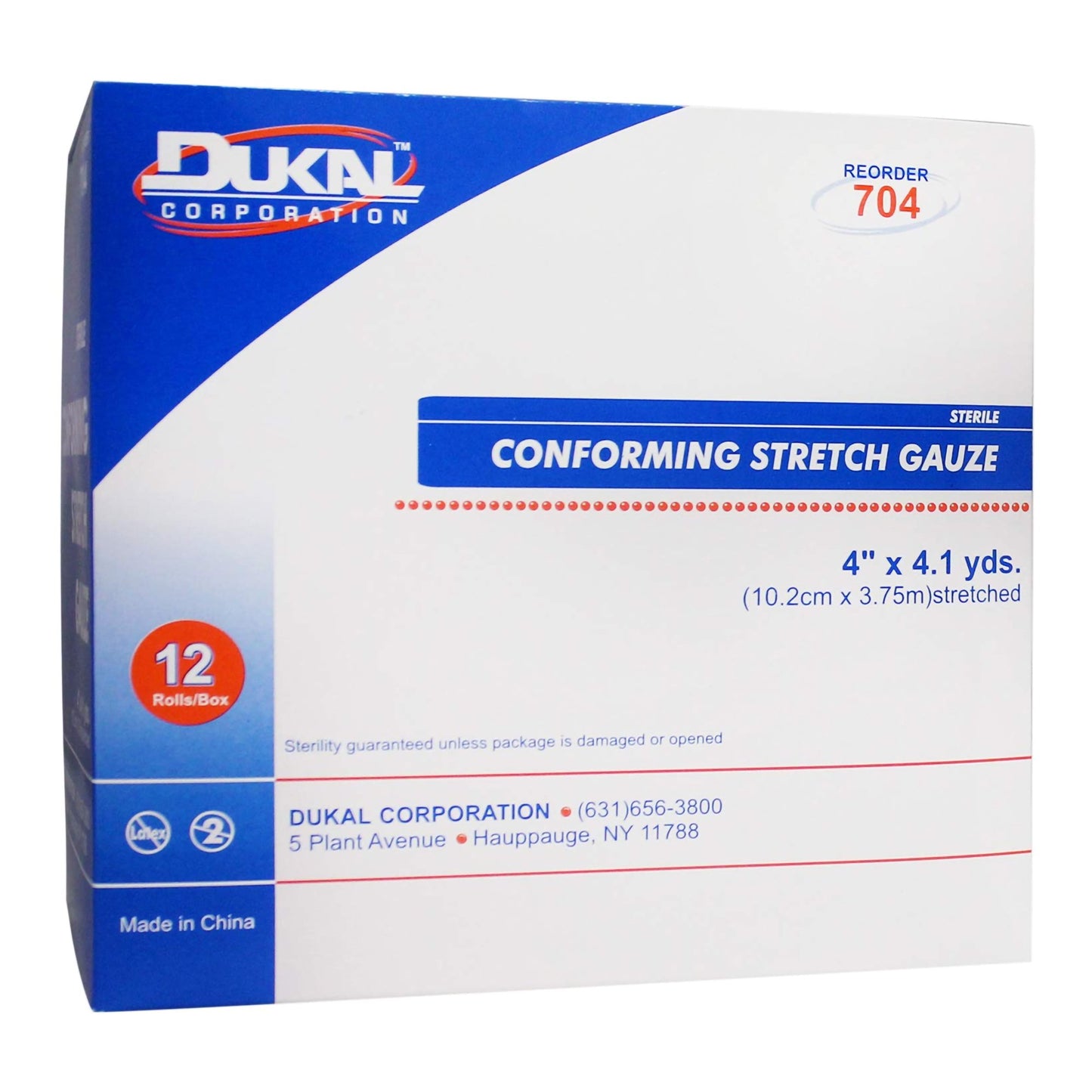 GAUZE, CONFORM STRETCH STR 4"(12RLS/BAG)