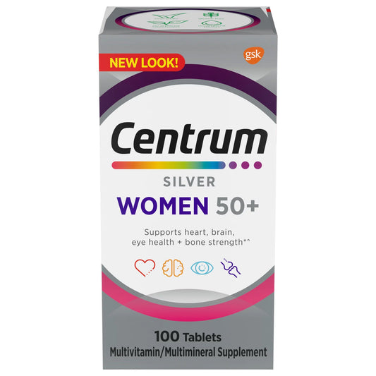CENTRUM SILVER, TAB WMN 50+ MULTIVITAMIN (100/BT)