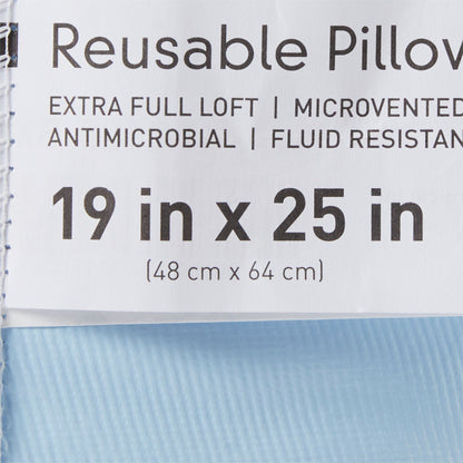 PILLOW, RUSBL MCRVNT XFULL BLU19X25" (12/CS)