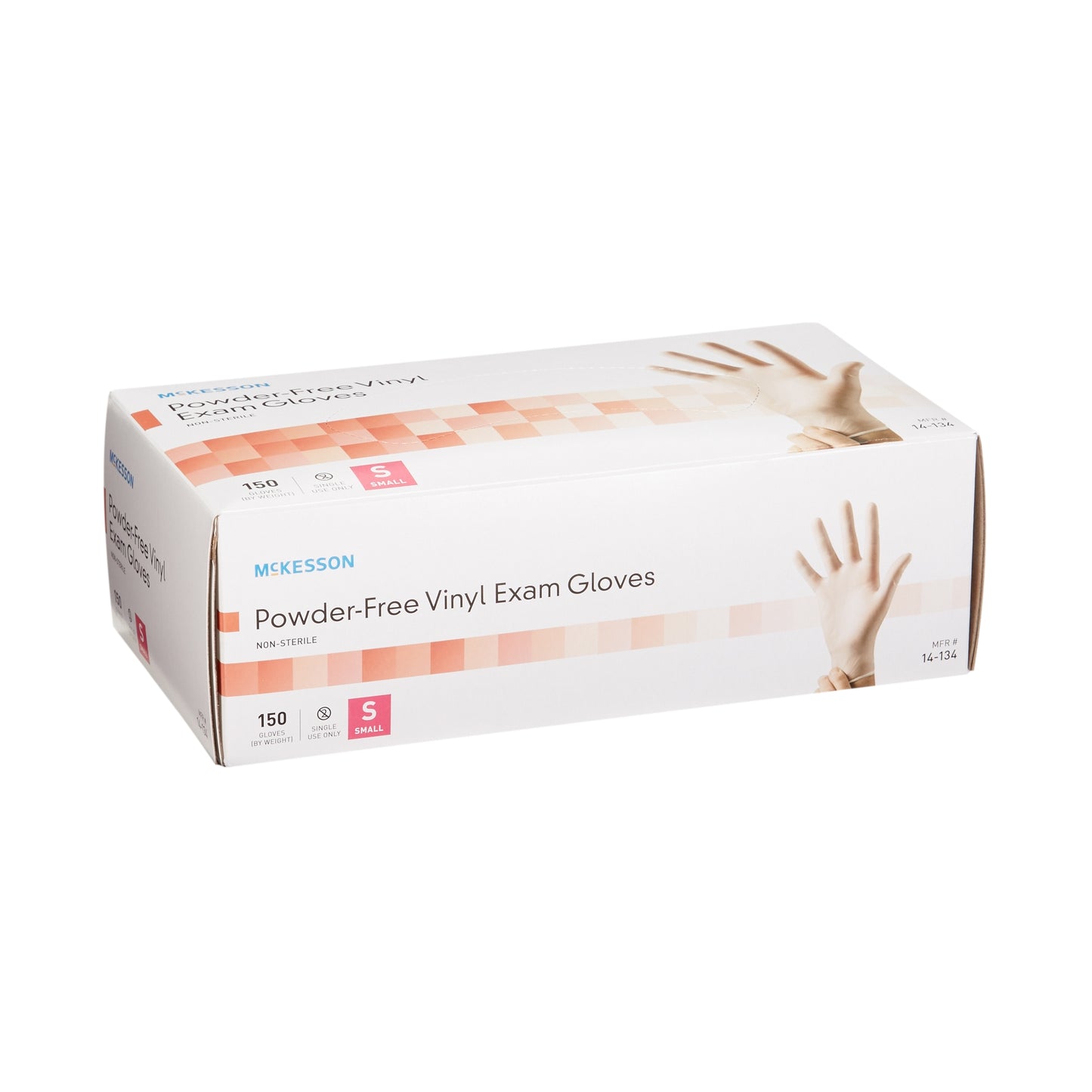 GLOVE, EXAM VNYL SM N/S (150/BX 10BX/CS)