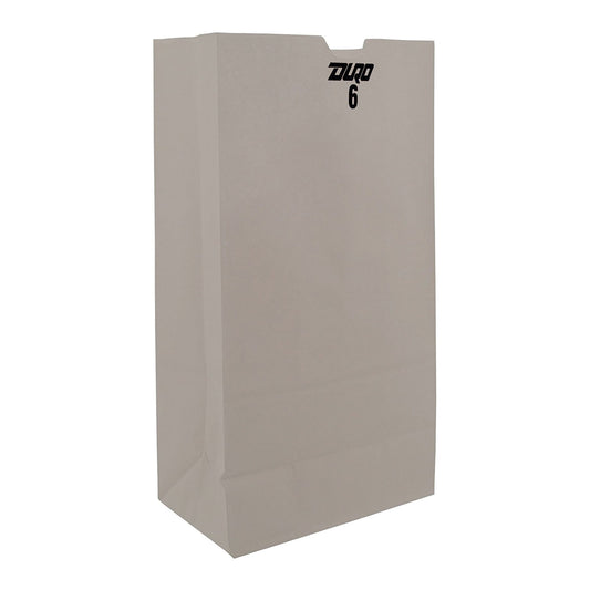 BAG, GROCERY WHT 35# 6LB (500/CS)