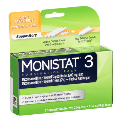 MONISTAT-3, CRM & OVULE ANTIFUNGAL (3/BX)
