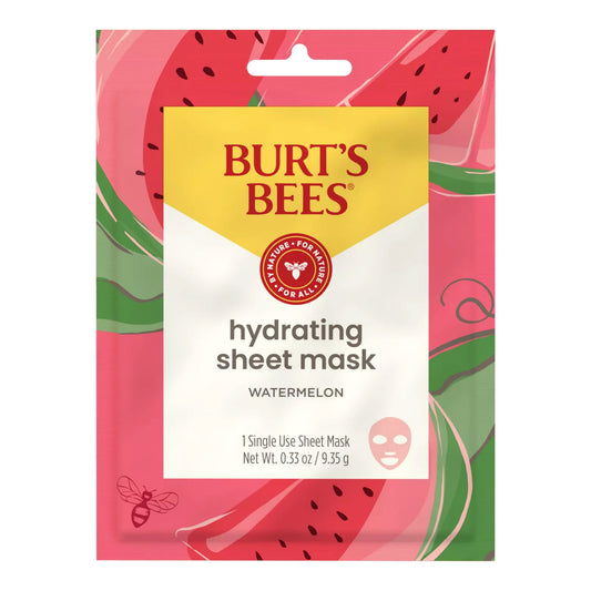 BURT BEES, FACIAL SHEET MASK HYDRATING WATERMELON (6/CT)