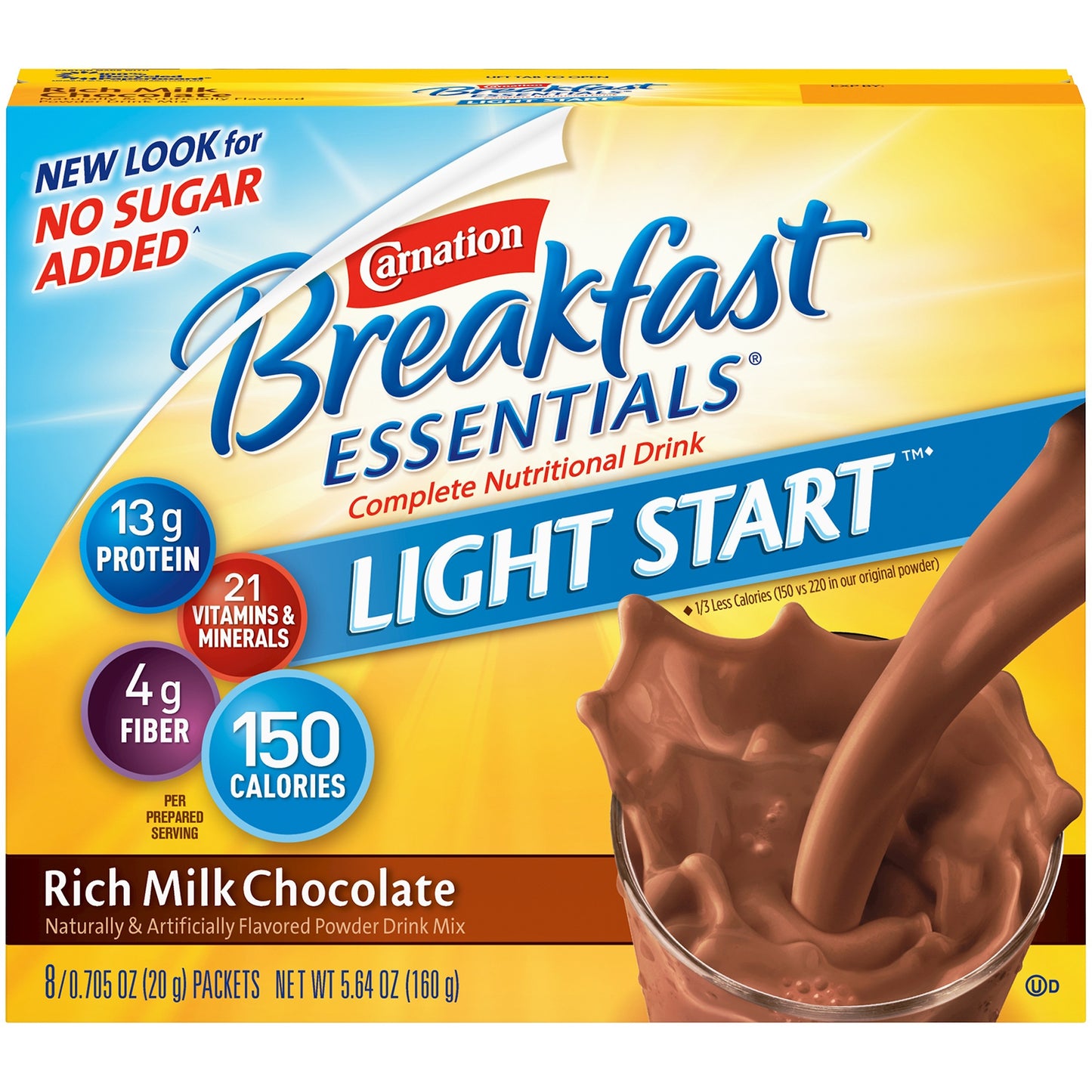 CARNATION INST BRKFST, PDR CHOC SF (8/BX 8BX/CS)