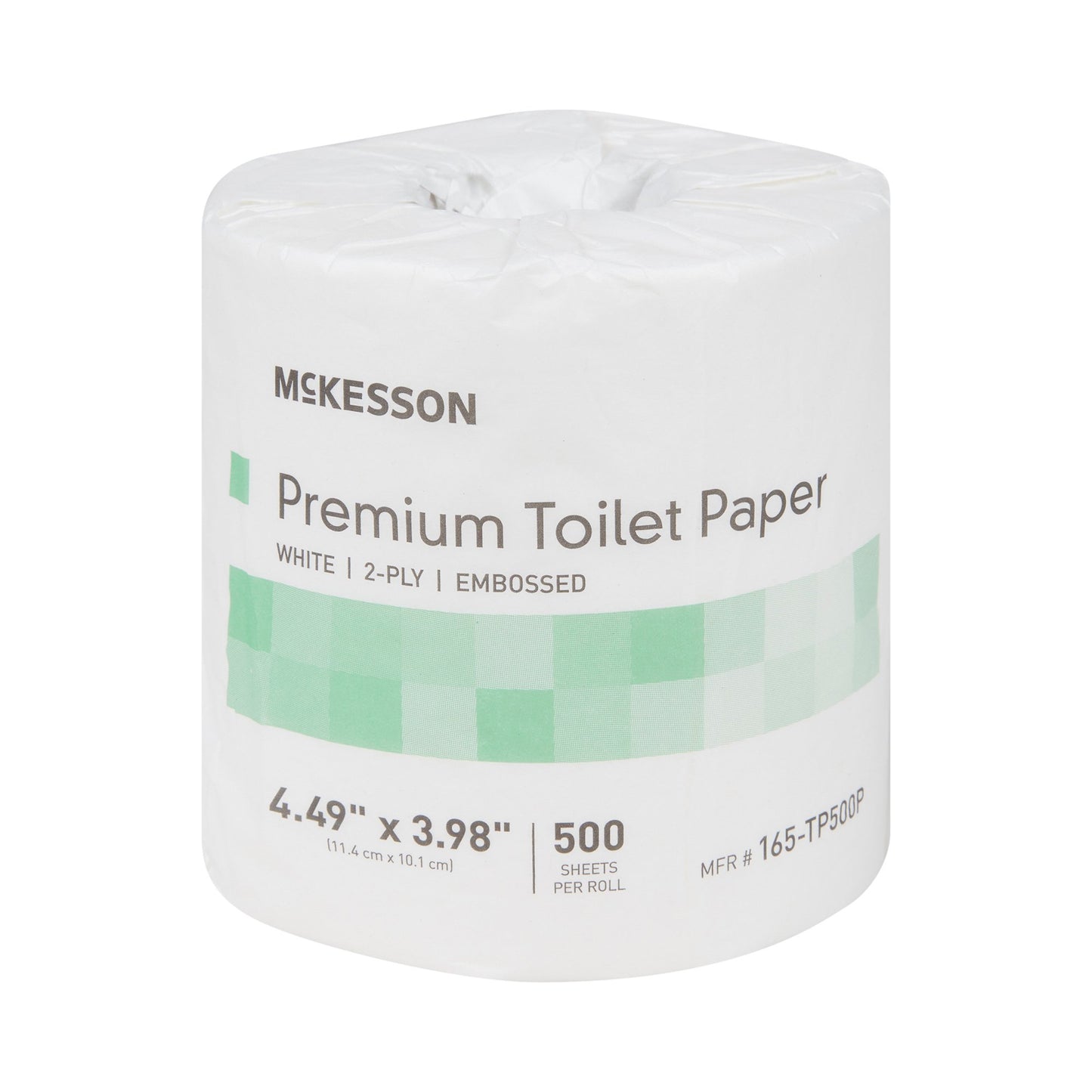 TISSUE, TOILET PREM WHT 2PLY (500SHEETS/RL 80RL/CS)