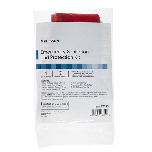 SANITATION & PROTECTION KIT, EMERGENCY (100/CS)