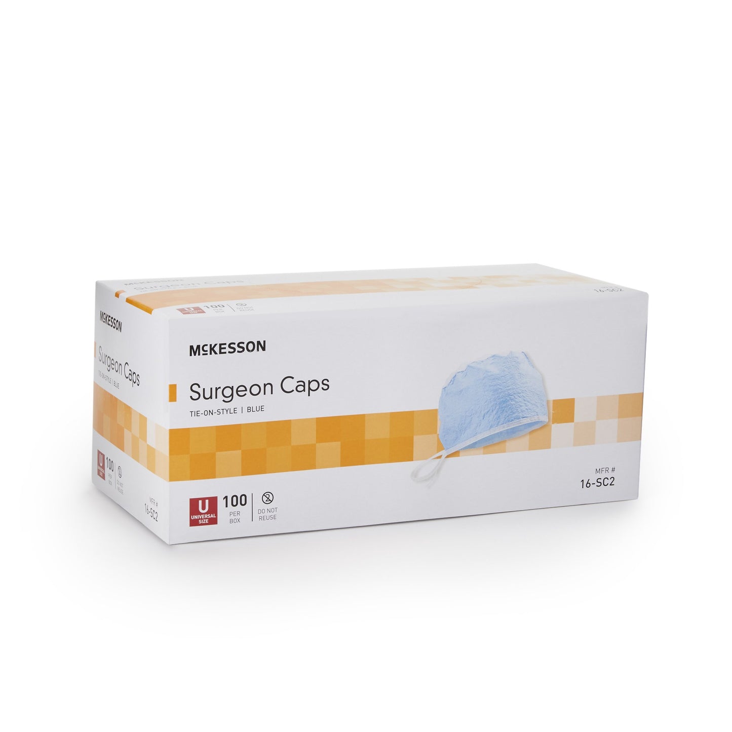 CAP, SURGEON LF UNIV BLU (100/BX 6BX/CS)