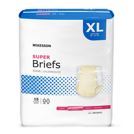 BRIEF, TAB CLSR SUPER XLG 58-64 (15EA/BG 4BG/CS)