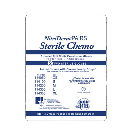 GLOVE, EXAM NTRL LG STR2 EXTCFCHEMO (50PR/BX 4BX/CS)