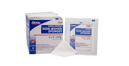 SPONGE, NON-WOVEN 2X2 (2/PK 50PK/BX)