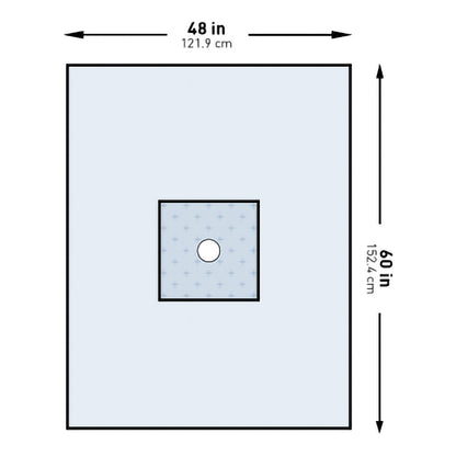 DRAPE, SURGICAL MINOR PROC STR48"X60" (20/CS)