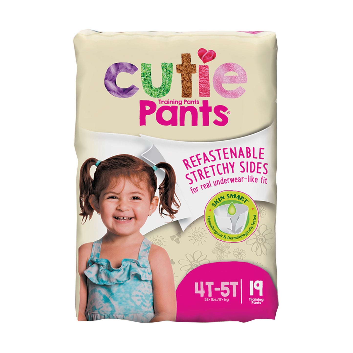 PANTS, TRAINING CUTIE GIRLS 4T-5T (19/BG 4BG/CS)