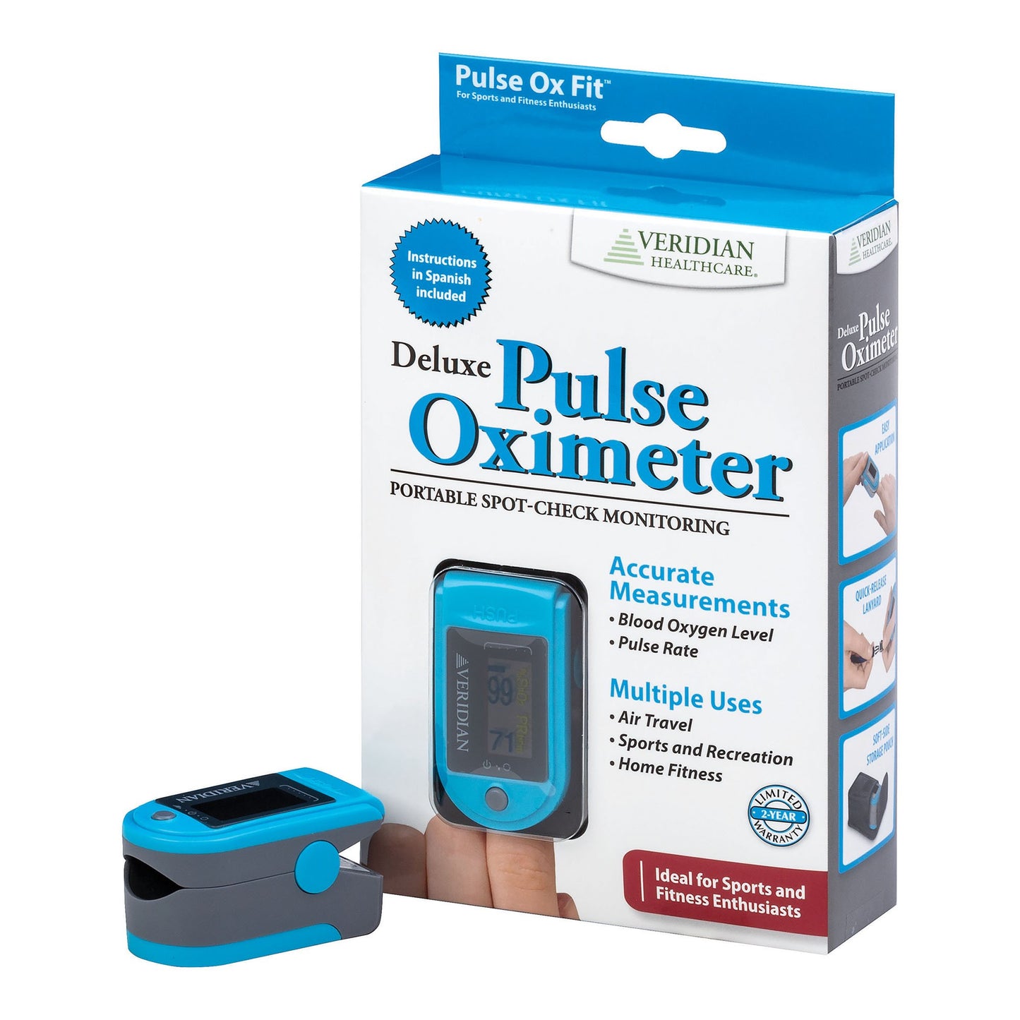 OXIMETER, PULSE SMARTHEART DELUXE (24/CS)