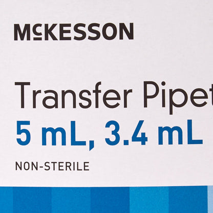 PIPETTE, TRANS 3.4ML DRAW 5ML (500/BX 10BX/CS)