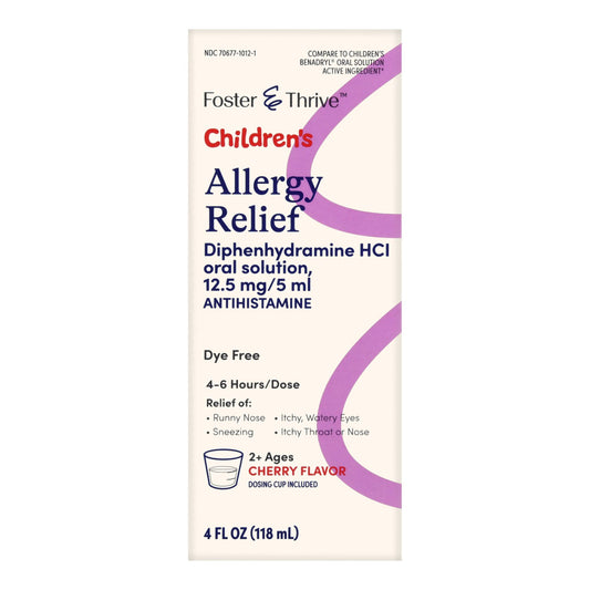 DIPHENHYDRAMINE, LIQ FT SM CHERRY12.5MG/5ML 4OZ