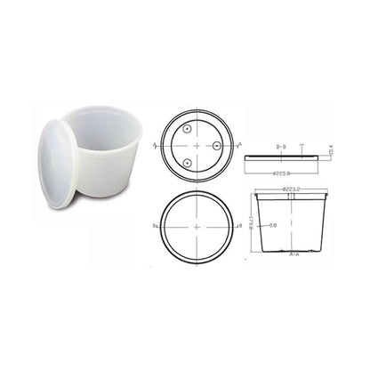 CONTAINER, PATHOLOGY W/LID 174OZ (25/CS)