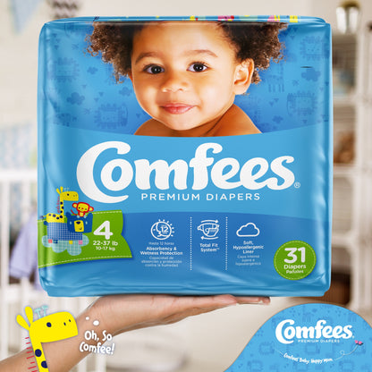 DIAPER, BABY COMFEES SZ4 (31/BG 4BG/CS)