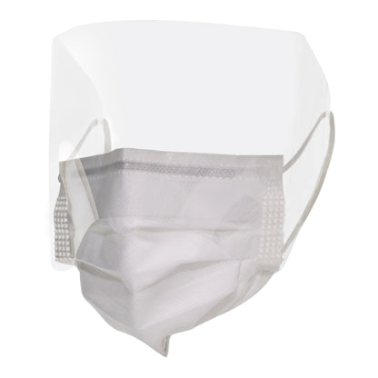 MASK, PROC W/EYESHLD LOOPS ASTM3 ANTIFOG (25/BX 4BX/CS)